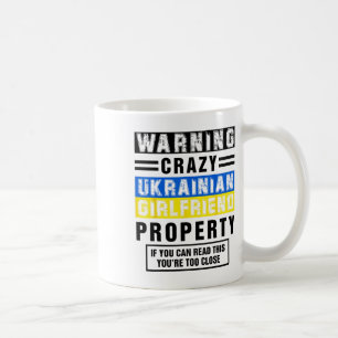 Mug Citations drôles de petite amie ukrainienne dicton