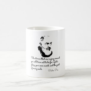 Mug Citations Extraordinaires de Padre Pio sur la vie 