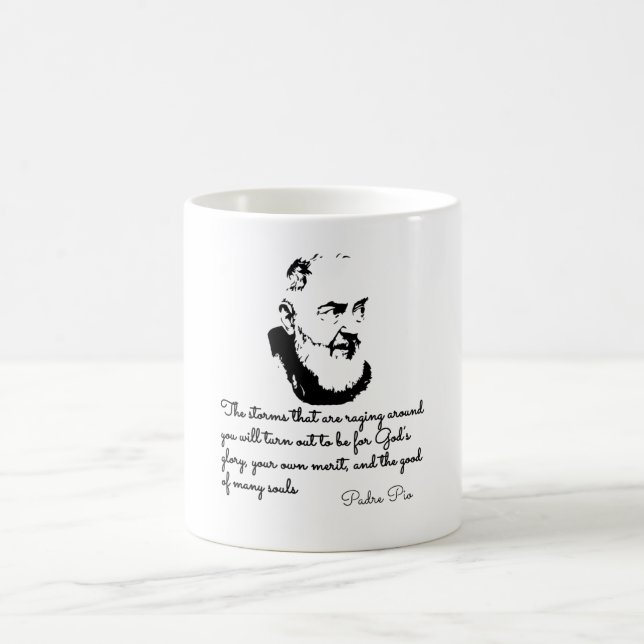 Mug Citations Extraordinaires de Padre Pio sur la vie  (Centre)