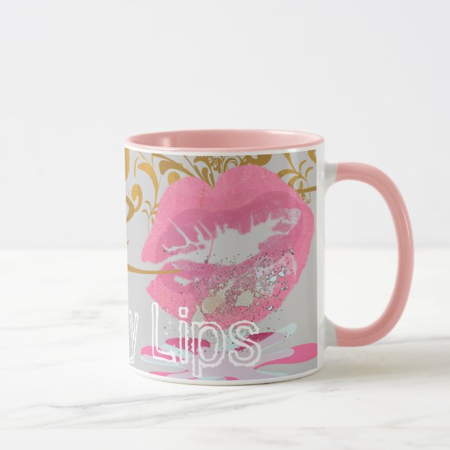 Mug Citations Féministes Drôle Lire Mes lèvres (Droite)