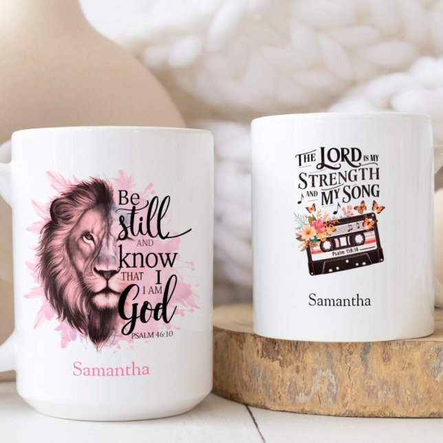 Mug Citations Inspirationnelles de la Bible chrétienne (Créateur téléchargé)
