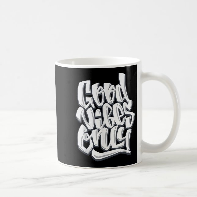 Mug Citations motivationnelles inspirées de Good Vibes (Droite)