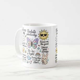 Mug Citations Motivationnelles mignonnes et caractères
