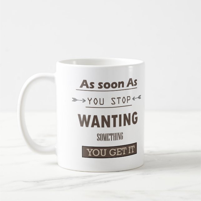 Mug citations motivationnelles sur les paroles de vie (Gauche)