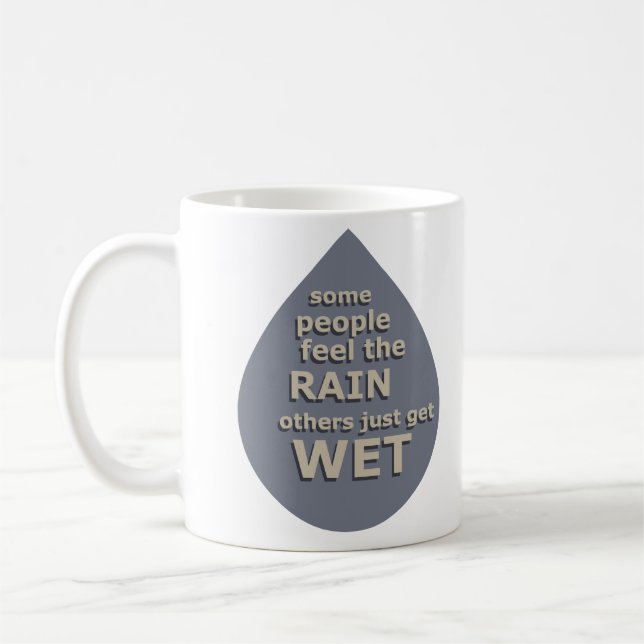 Mug citations motivationnelles sur les paroles de vie (Gauche)