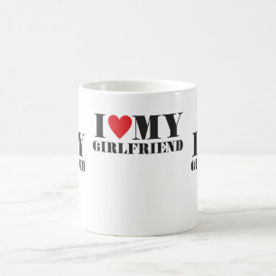 Mug Citations sincères disant que j'aime ma petite ami