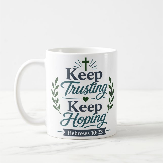 Mug Citer Garder Espoir Foi Grasse Citation (Gauche)