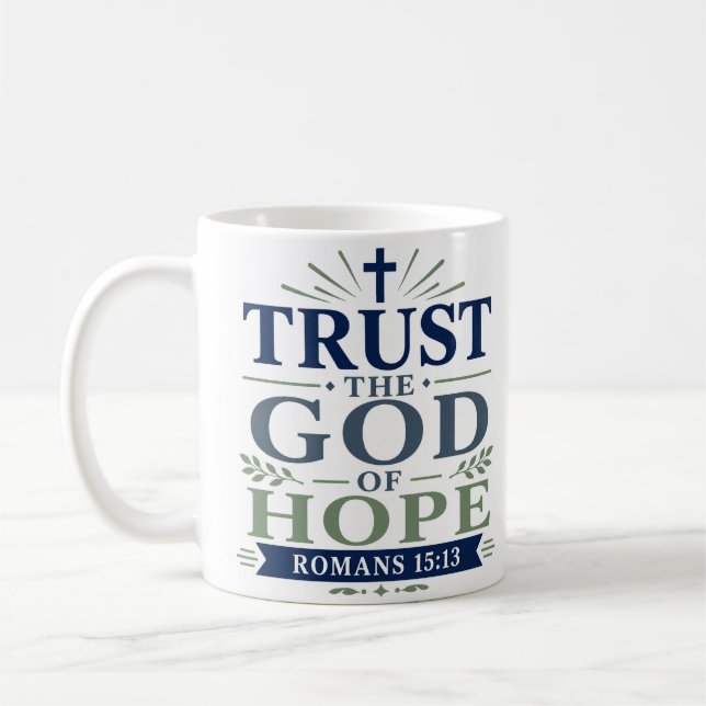 Mug Citer La Foi Chrétienne Espoir Dieu (Gauche)