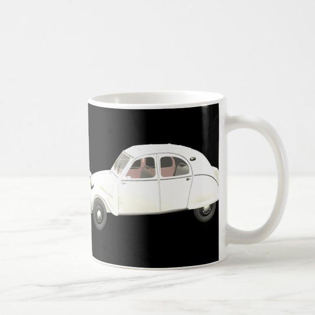 Mug Citroën 2CV blanche (Droite)
