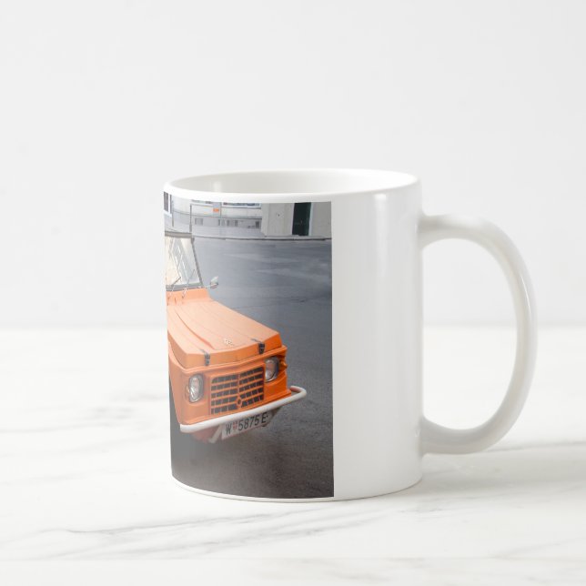 Mug Citroen orange Mehari (Droite)