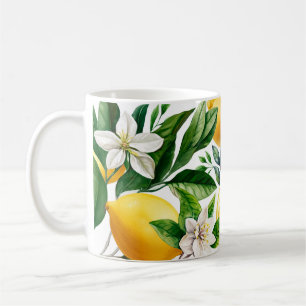 Mug Citron à fleur