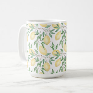 Mug Citron aquarelle fruit agrume