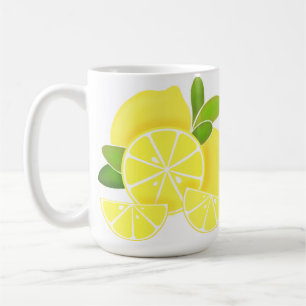 Mug Citron citron tranches de citron fruits tropicaux 