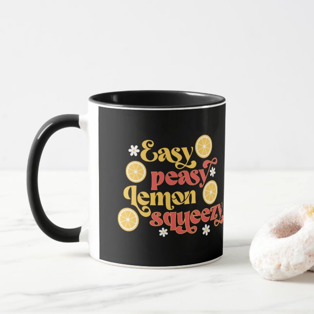 Mug Citron doux facile (Avec donut)