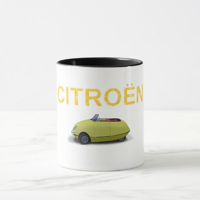 Mug Citron-DS Cabrio Jaune (Centre)