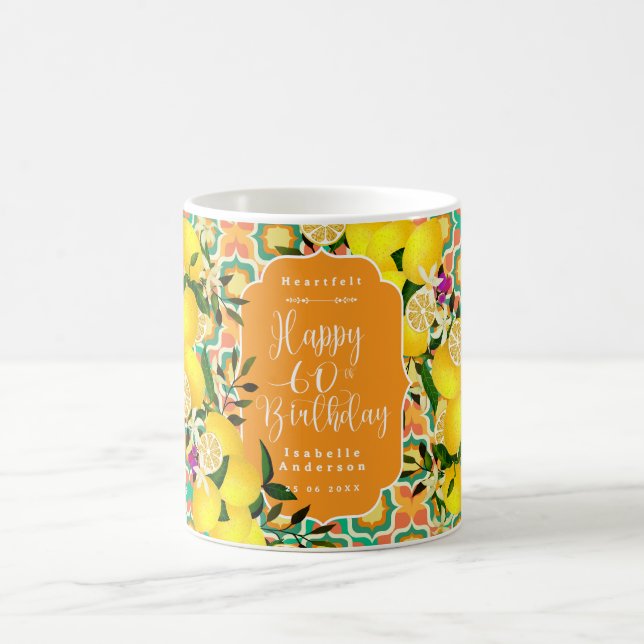 Mug Citron Méditerranée 60ème Orange (Centre)