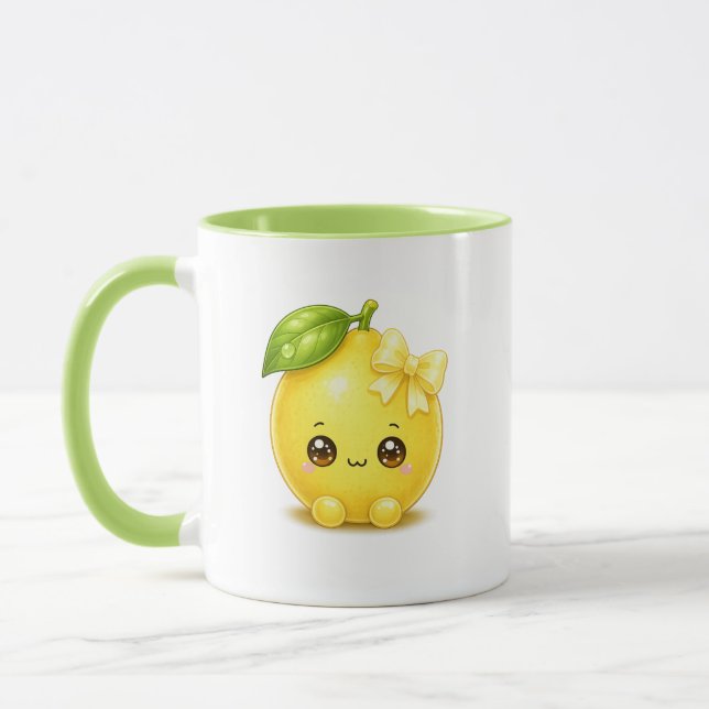 Mug Citron Mignon Kawaii (Gauche)