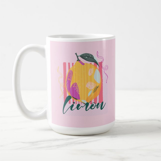 Mug Citron Rose Limon Italien (Gauche)