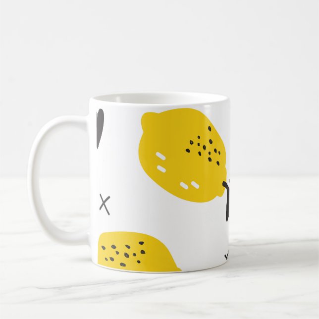 Mug Citrons de New York : découpes Vintages (Gauche)