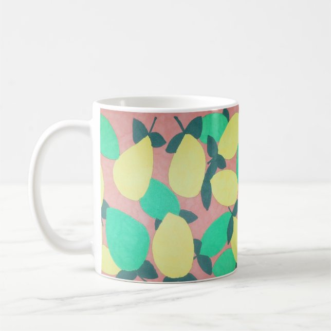 Mug Citrons et Limes Citrus Motif frais (Gauche)