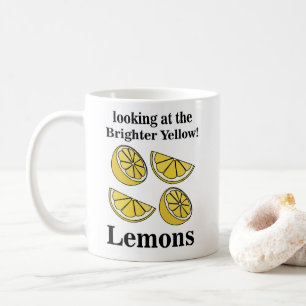 Mug Citrons Fruit Regardant Les Citrons Jaunes Plus Br
