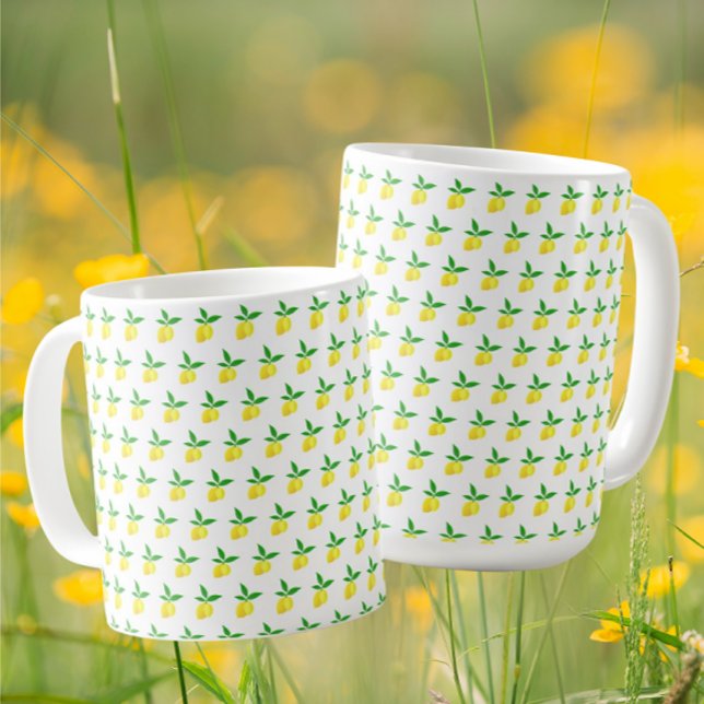 Mug Citrons jaunes  (Ditsy little lemons are so cute!)