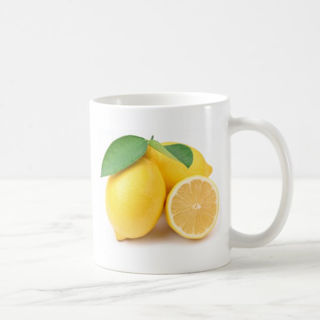 Mug Citrons jaunes clairs et frais (Droite)