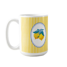 Citrons jaunes d'Amalfi de style méditerranéen