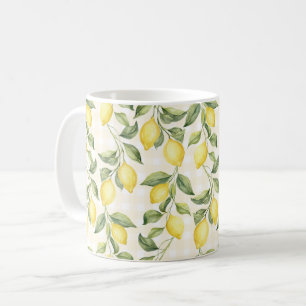 Mug Citrons jaunes frais