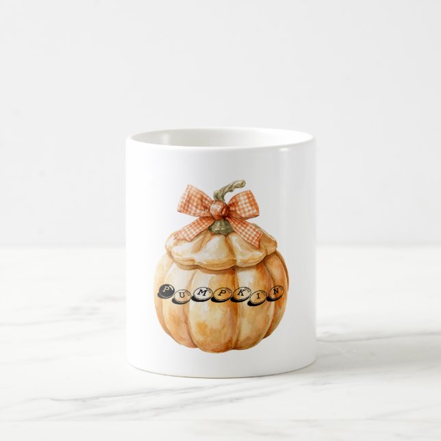 Mug Citrouille avec noeud (Centre)