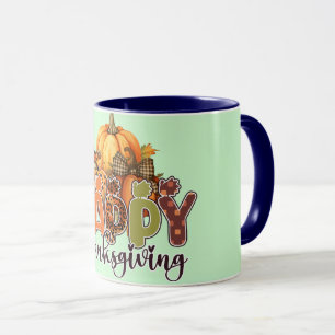 Mug Citrouille bon thanksgiving