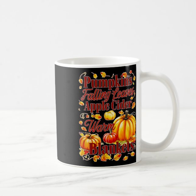 Mug Citrouille Couvertures chaudes au cidre de pomme F (Droite)