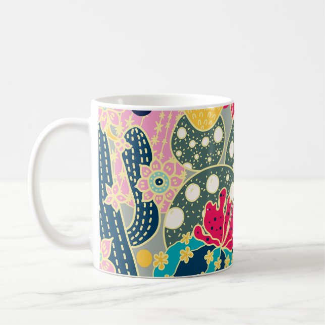 Mug Citrouille d'aquarelle vintage : Motif d'automne (Gauche)