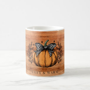 Mug Citrouille d'automne confortable et chaude 