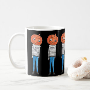 Mug Citrouille déplaisant Clown de tête bizarre cadeau