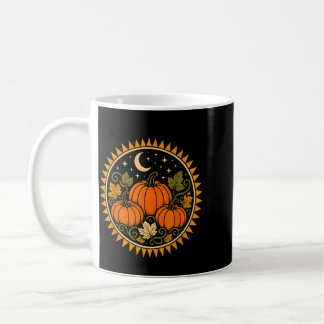 Mug Citrouille d'Halloween cottagecore rétro vintage