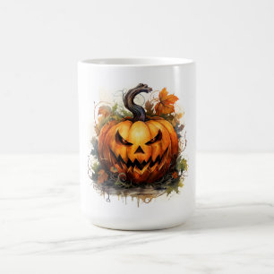Mug Citrouille d'Halloween effrayante