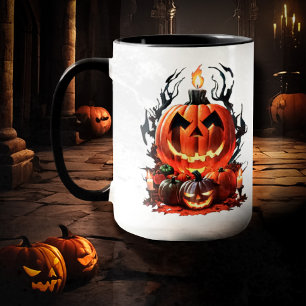 Mug Citrouille d'horreur d'Halloween