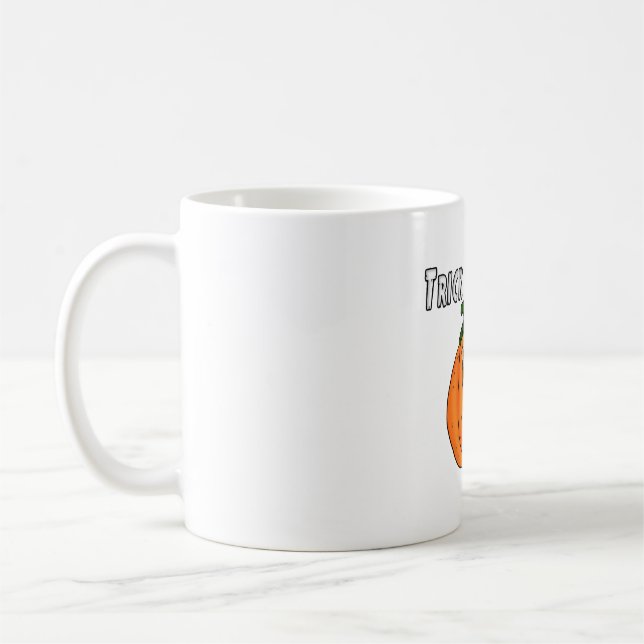 Mug Citrouille drôle naughty cadeau farce Halloween (Gauche)