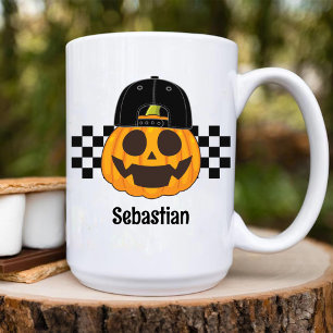 Mug Citrouille Dude Retro Motif Boys Automne Halloween