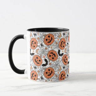 Mug Citrouille éffrayant Motif Halloween