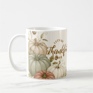 Mug Citrouille Élégante d'Héritage pour Thanksgiving