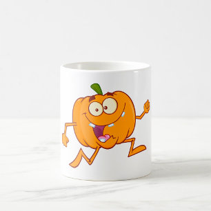 Mug Citrouille en cours d'exécution