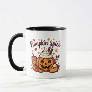 Mug Citrouille épice Latte Citrouille tarte automne au