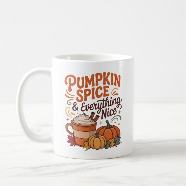 Mug Citrouille épicée et tout ce qui est agréable en a (Gauche)