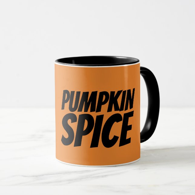 MUG CITROUILLE ÉPICEZ-LES-CAFÉS (Devant droit)