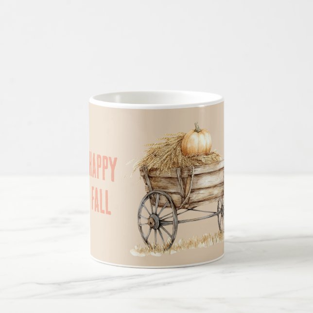 Mug Citrouille Foin Automne (Centre)