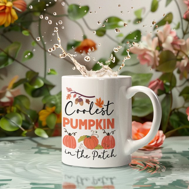 Mug Citrouille le plus froid dans le patch (Créateur téléchargé)