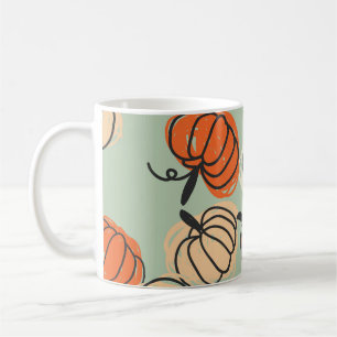 Mug Citrouille : Merci motif sans soucis.