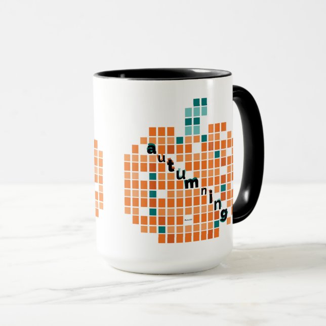 Mug Citrouille parfait = Automne (Devant droit)